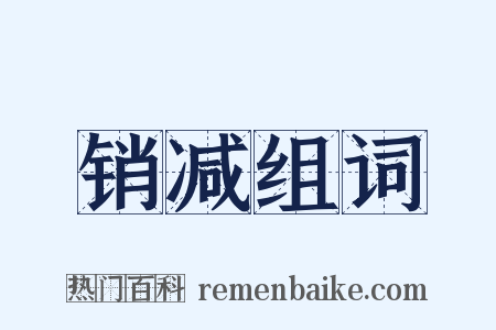 销减组词是什么意思的图片